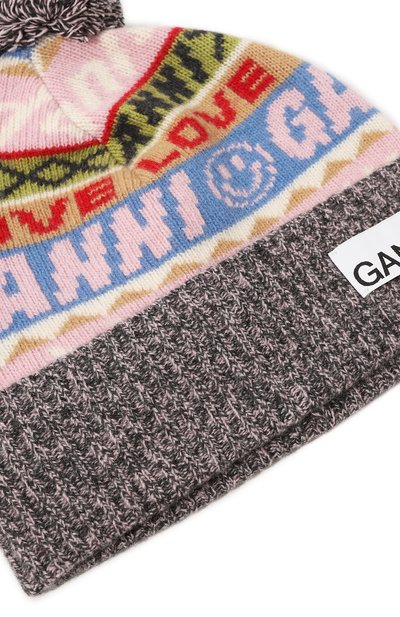 Шерстяная шапка GANNI, арт. A4434, фото 4