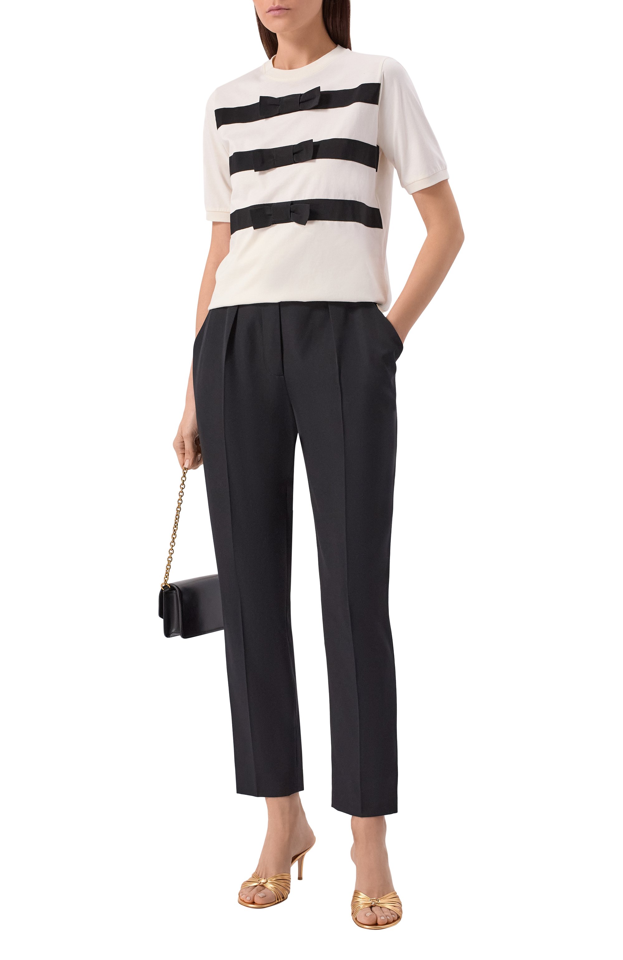 Хлопковая футболка NINA RICCI, арт. 26PJT0038/C01094, фото 2