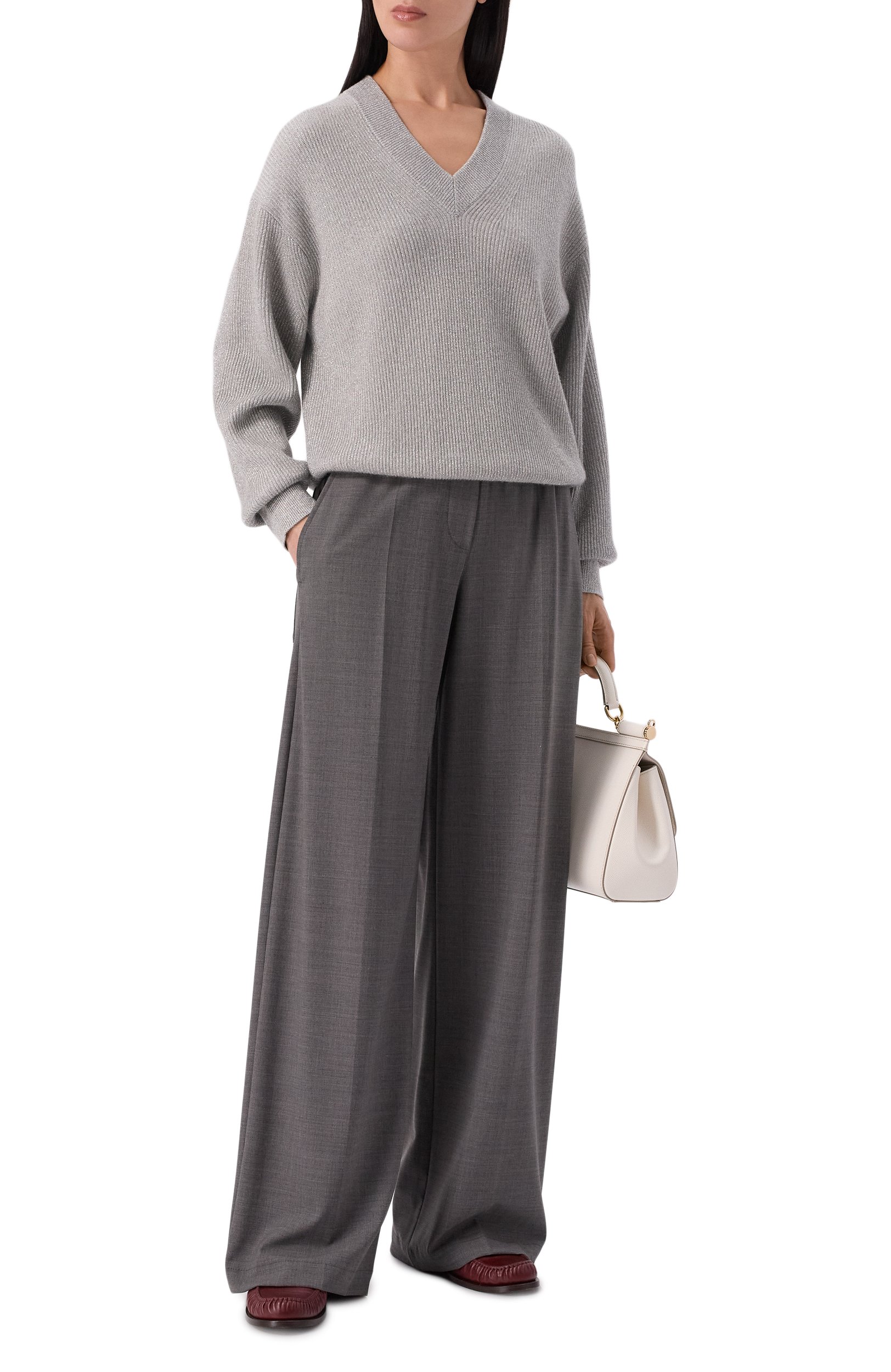 Шерстяные брюки BRUNELLO CUCINELLI, арт. M0W07P9002, фото 2
