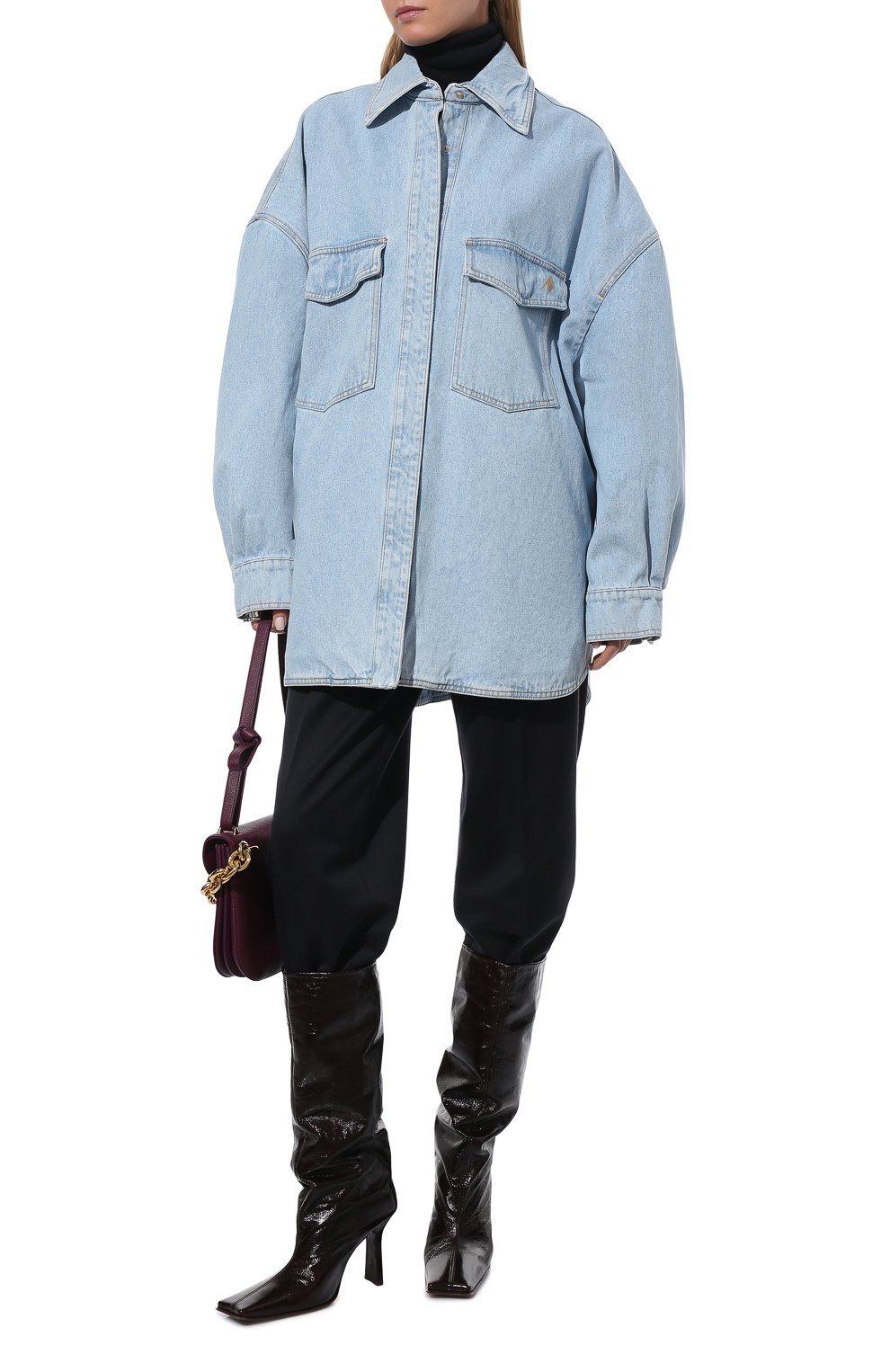 Джинсовая рубашка THE ATTICO, арт. 221WCC33/D030, фото 2