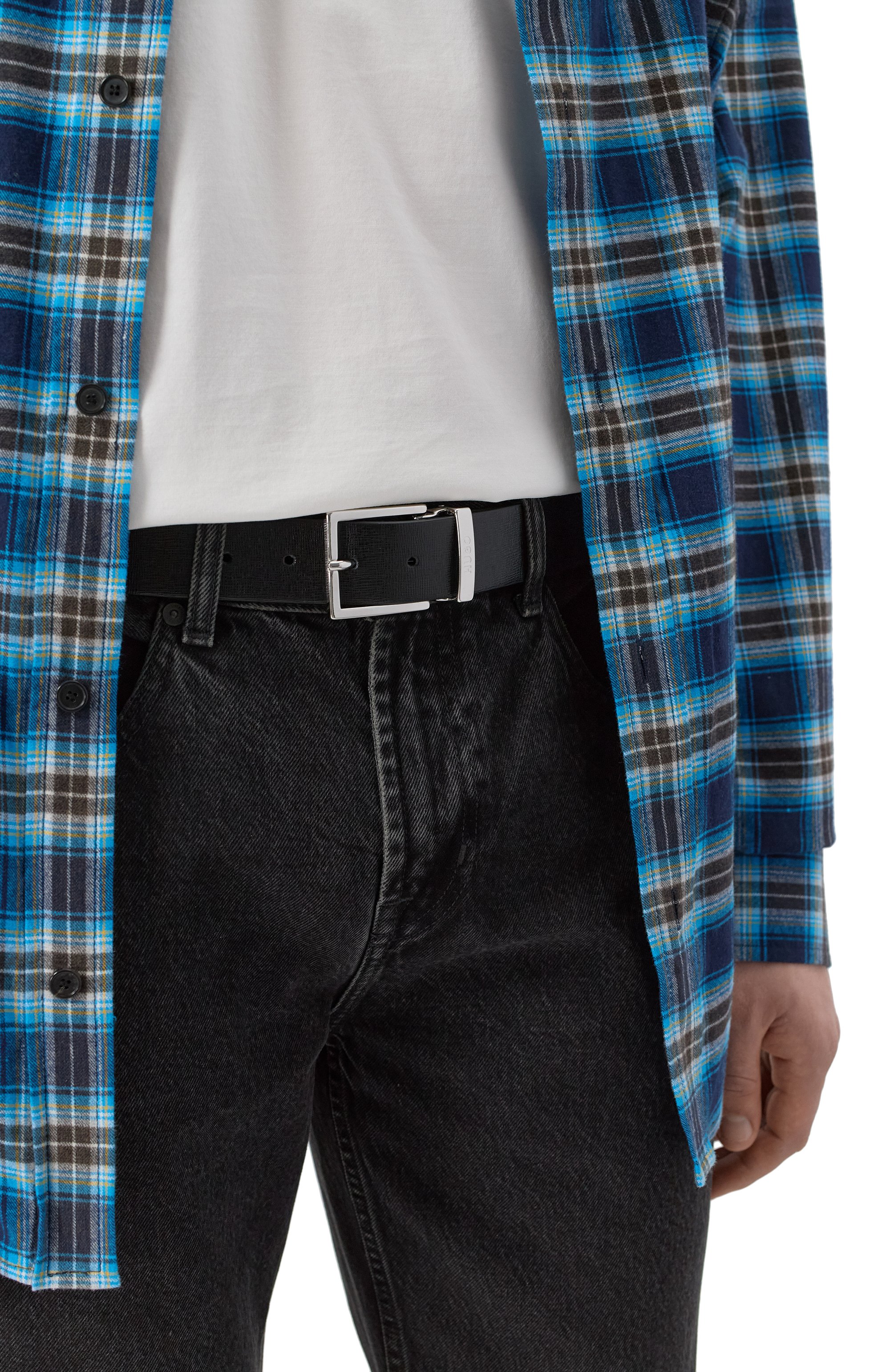 Кожаный ремень HUGO, арт. 50522618, фото 2