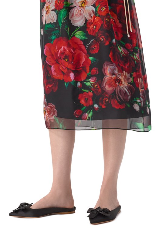 Текстильные сабо Giambattista Valli 25SSXVLIS220/20SAT Чёрный  25SSXVLIS220/20SAT Фото 3