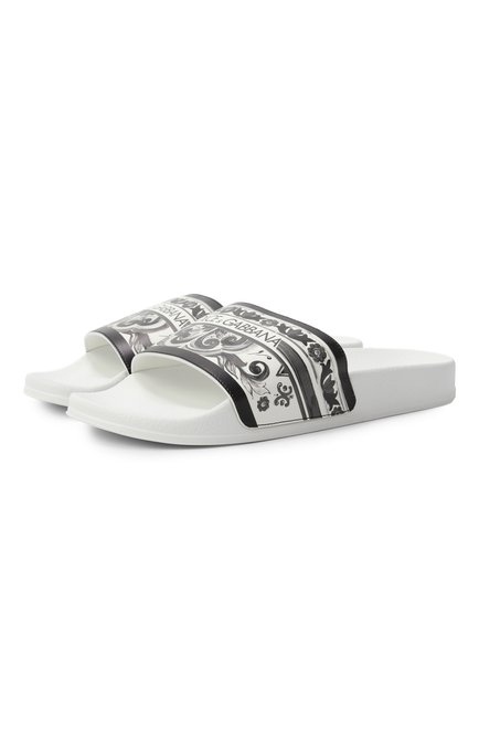 Кожаные шлепанцы DOLCE & GABBANA, арт. DD0318/A1838/37-38