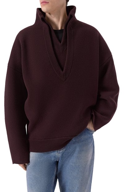 Шерстяной свитер BOTTEGA VENETA, арт. 801937/V4QJ0, фото 3