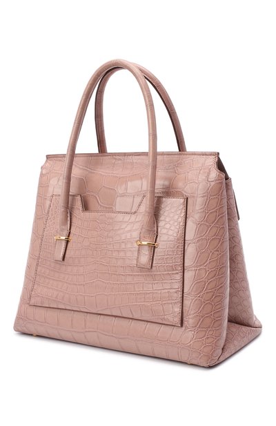 Сумка icon из кожи крокодила TOM FORD, арт. L0683T/ALD, фото 3