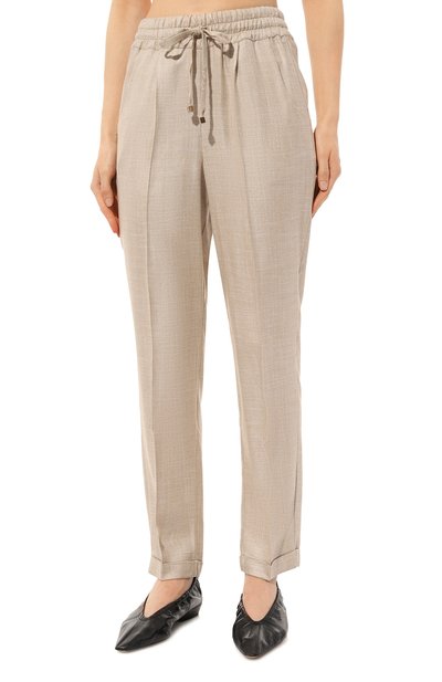 Брюки из вискозы KITON, арт. D37102K0919B, фото 3