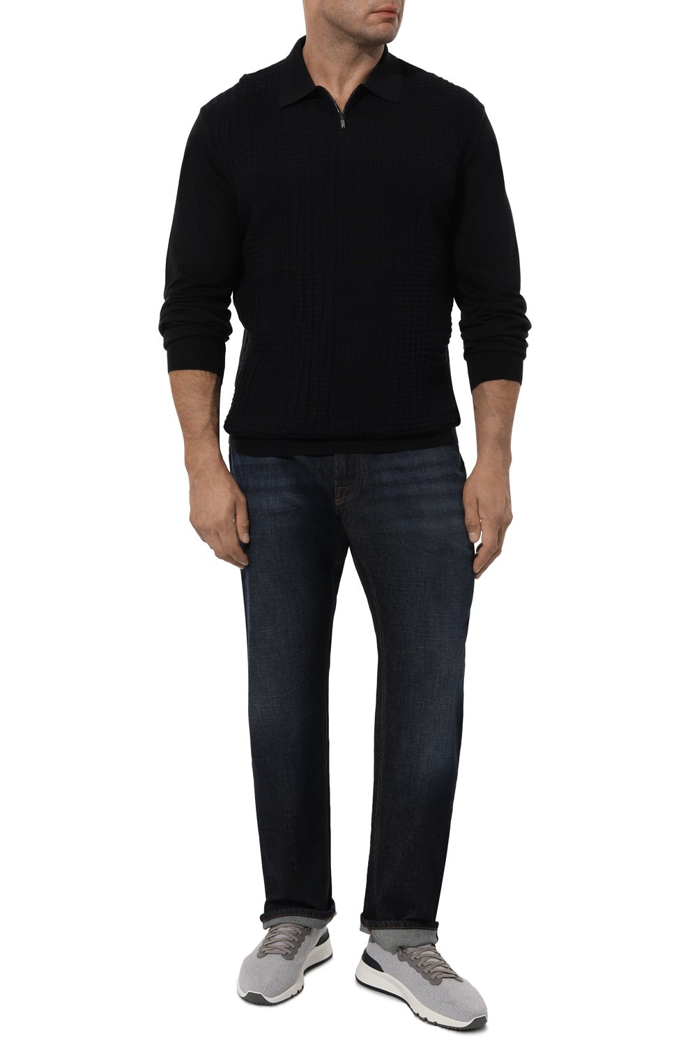 Поло из кашемира и шелка ZILLI, арт. KZP001M0330VPDG00/62, фото 2