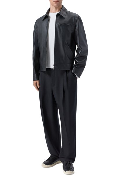 Кожаные кеды JIL SANDER, арт. J33WS0055/P7823, фото 2