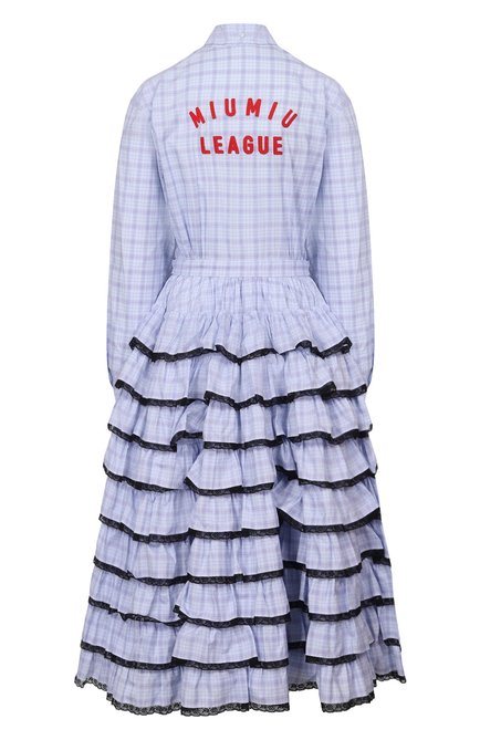 Женское хлопковое платье MIU MIU, арт. MF4084-1YJG-F0012