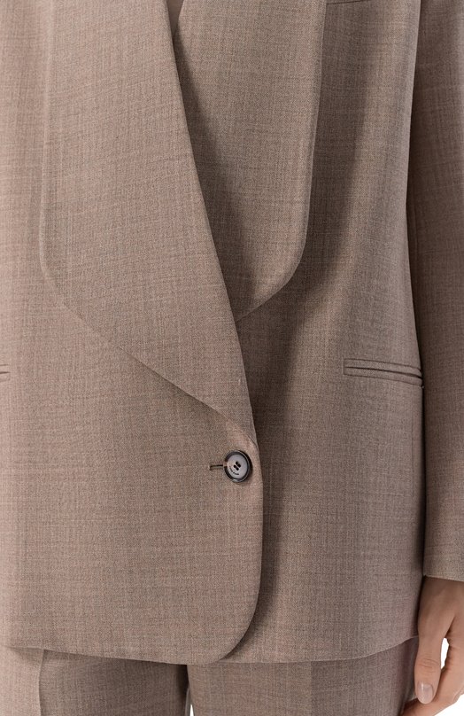 Шерстяной жакет Loro Piana FA06453 Бежевый  FA06453 Фото 5