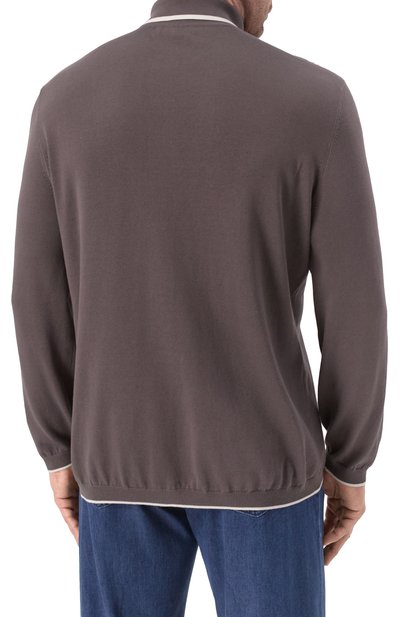 Хлопковая рубашка BRUNELLO CUCINELLI, арт. M29203405, фото 4