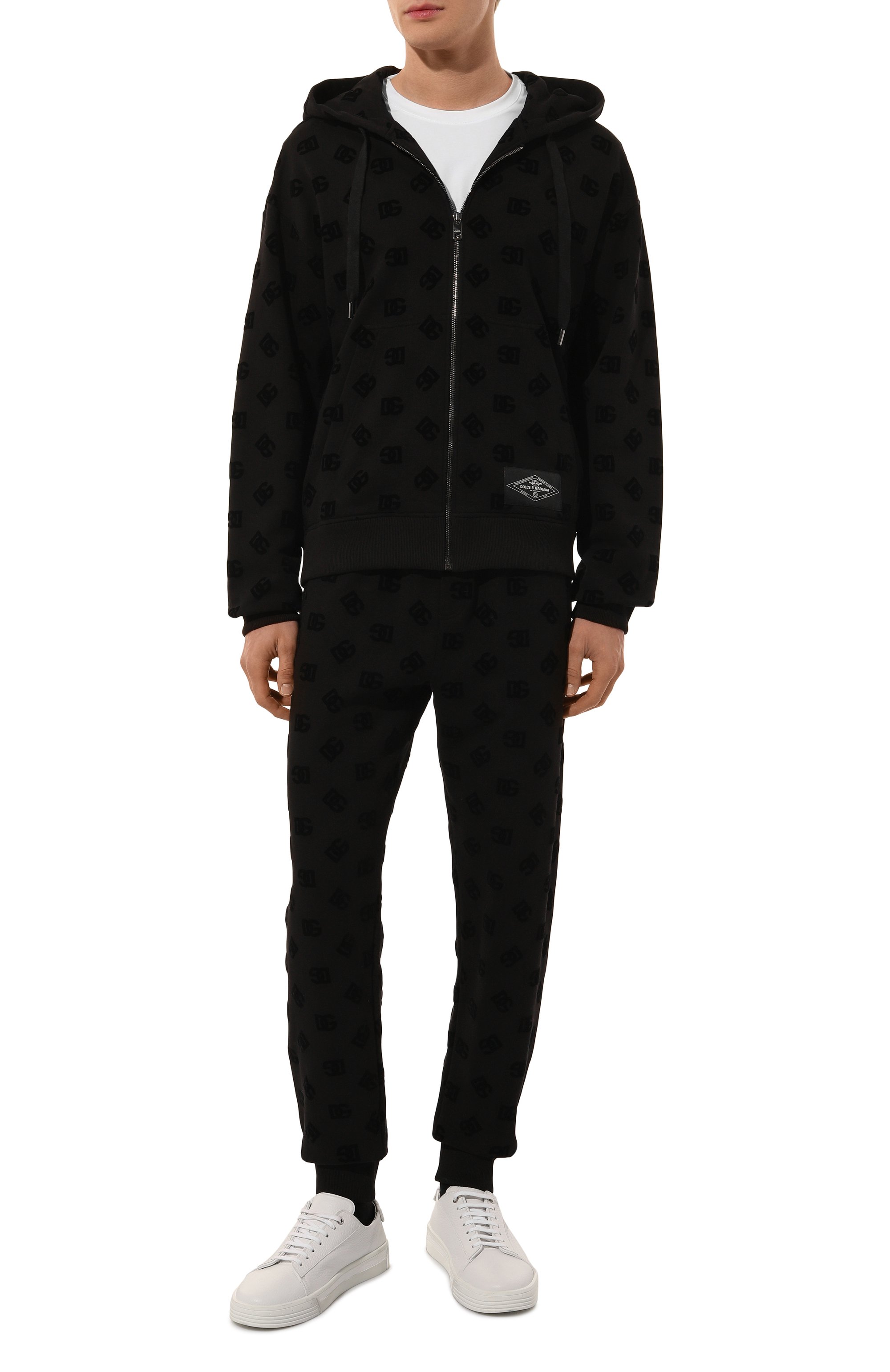 Хлопковые джоггеры DOLCE & GABBANA, арт. GV2VHT/G7NWD, фото 2