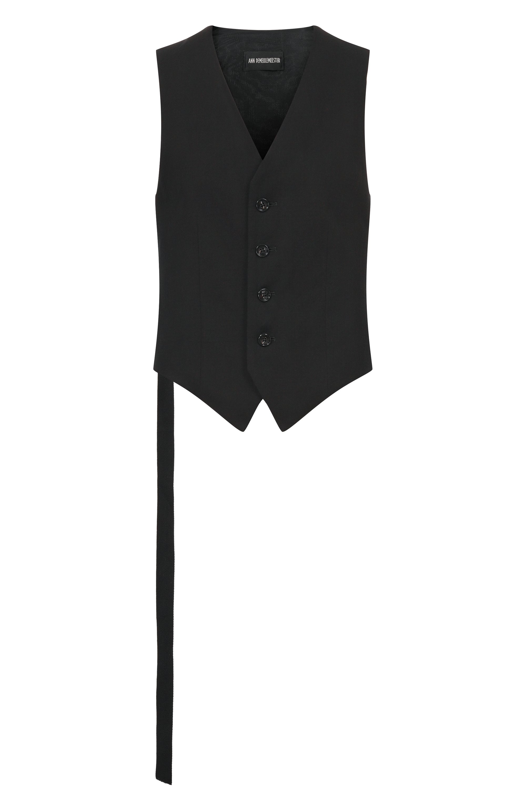 Хлопковый жилет ANN DEMEULEMEESTER, арт. B0013555/FA718, фото 1