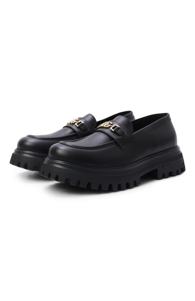 Кожаные лоферы DOLCE & GABBANA, арт. D11351/A1065