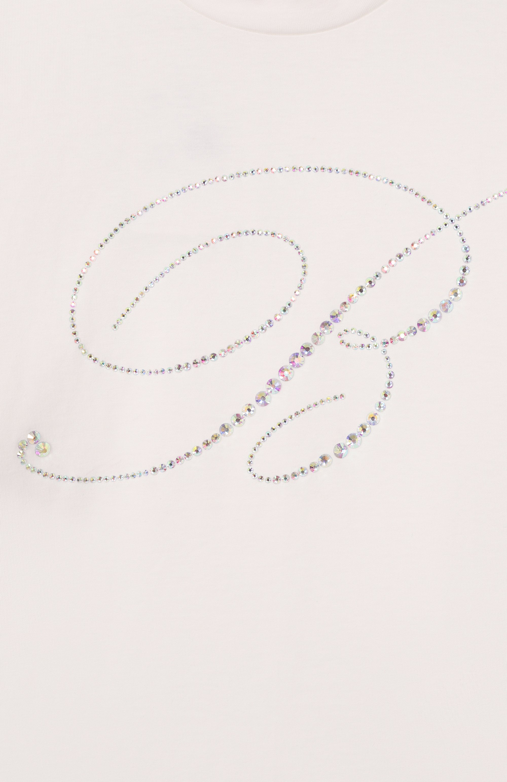 Хлопковая футболка BLUMARINE, арт. BFTS0270/JF031, фото 3