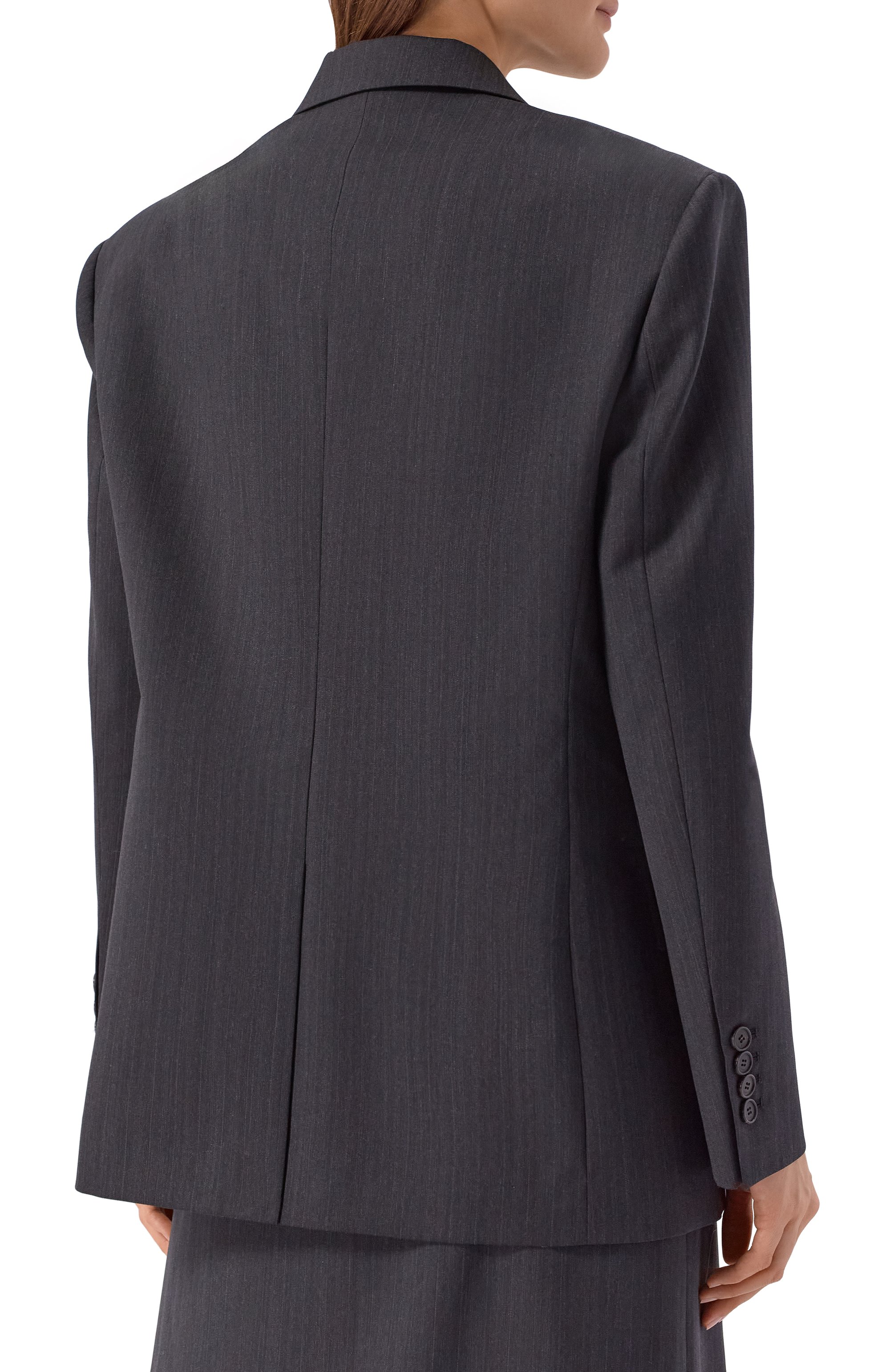 Жакет JUUN.J серого цвета по цене 99500 руб., арт. JW6211W00, фото 4 Жакет JUUN.J, арт. JW6211W00, фото 4