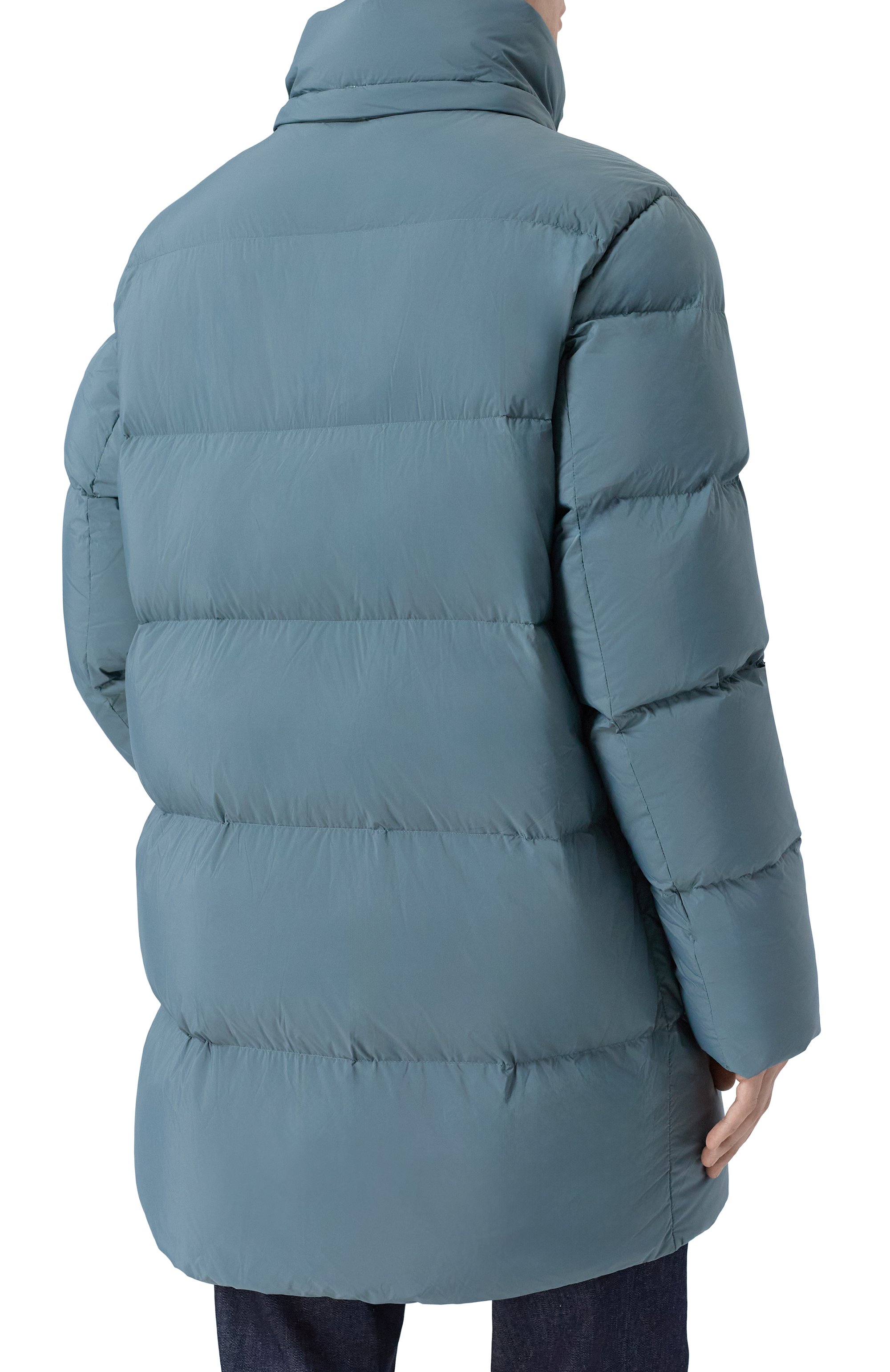 Пуховик HETREGO серого цвета по цене 82750 руб., арт. 8P412/J0RVIK, фото 6 Пуховик HETREGO, арт. 8P412/J0RVIK, фото 6