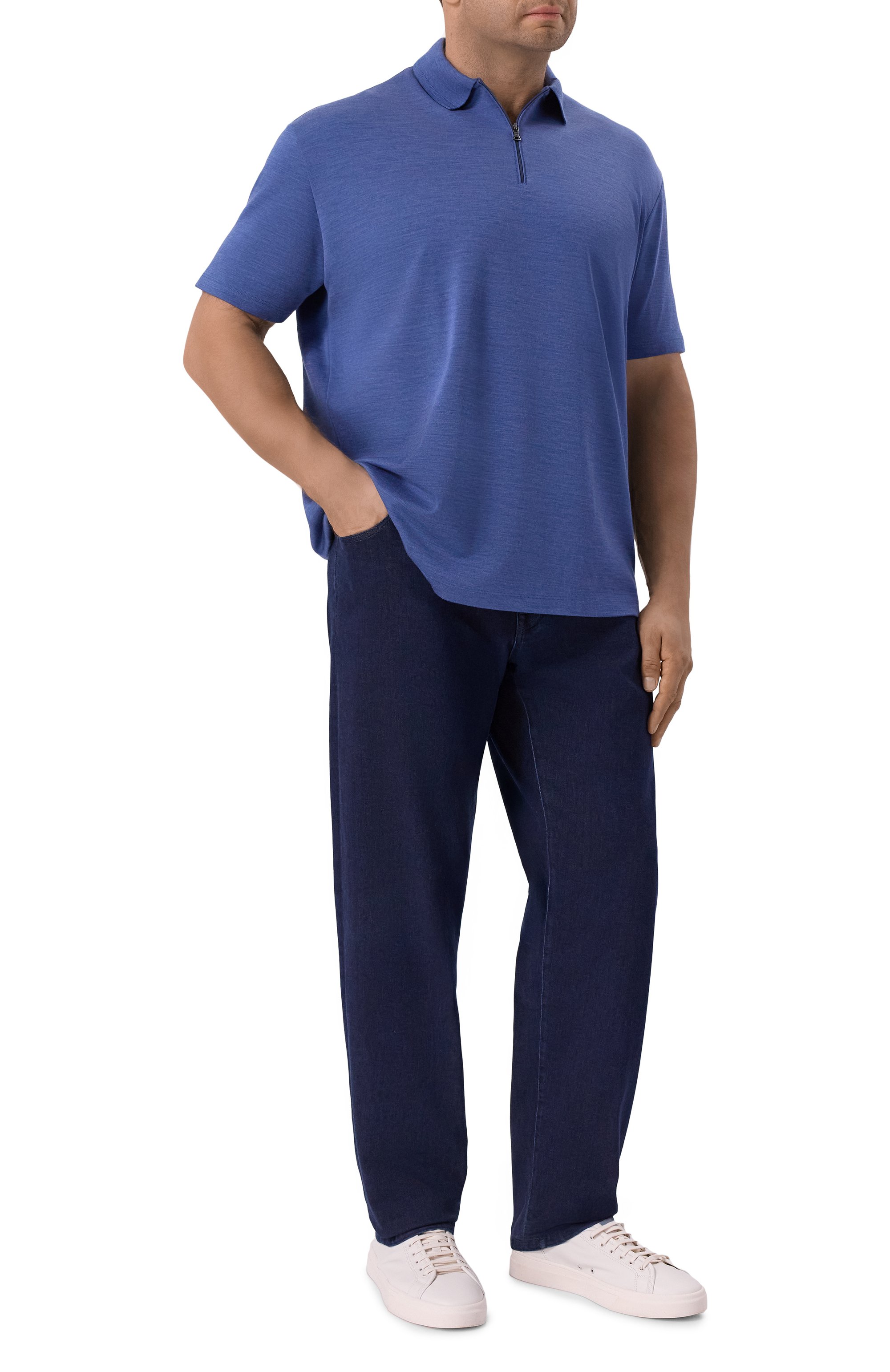 Поло из шерсти и шелка PAUL&SHARK, арт. 15311701/3XL, фото 2