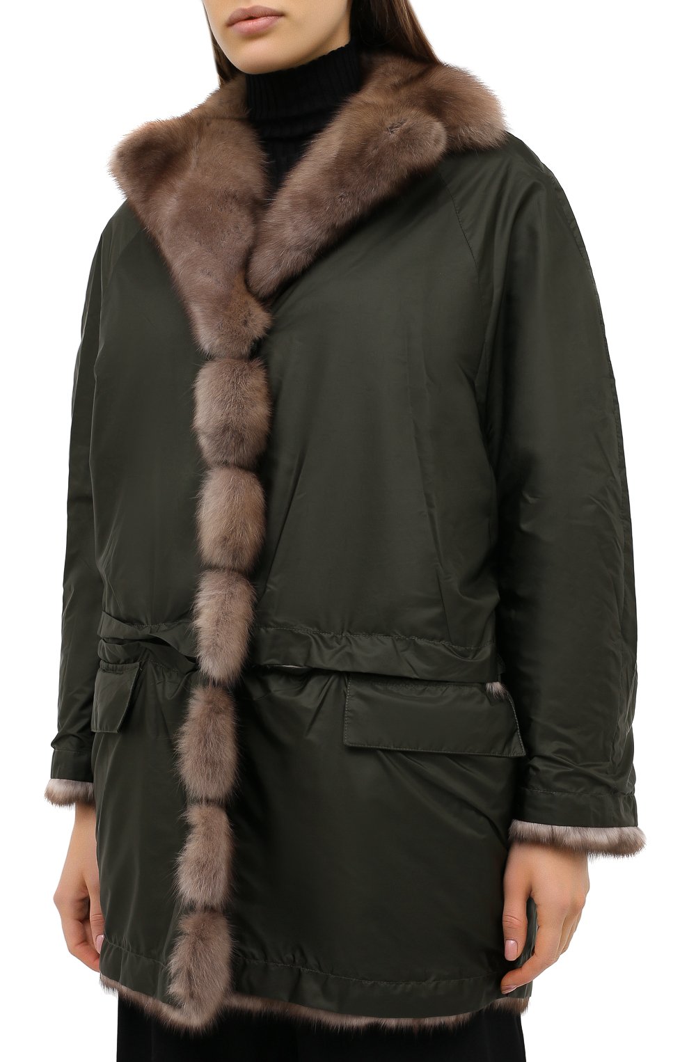 Шуба из меха соболя SIMONETTA RAVIZZA, арт. VITTY3/154V, фото 8