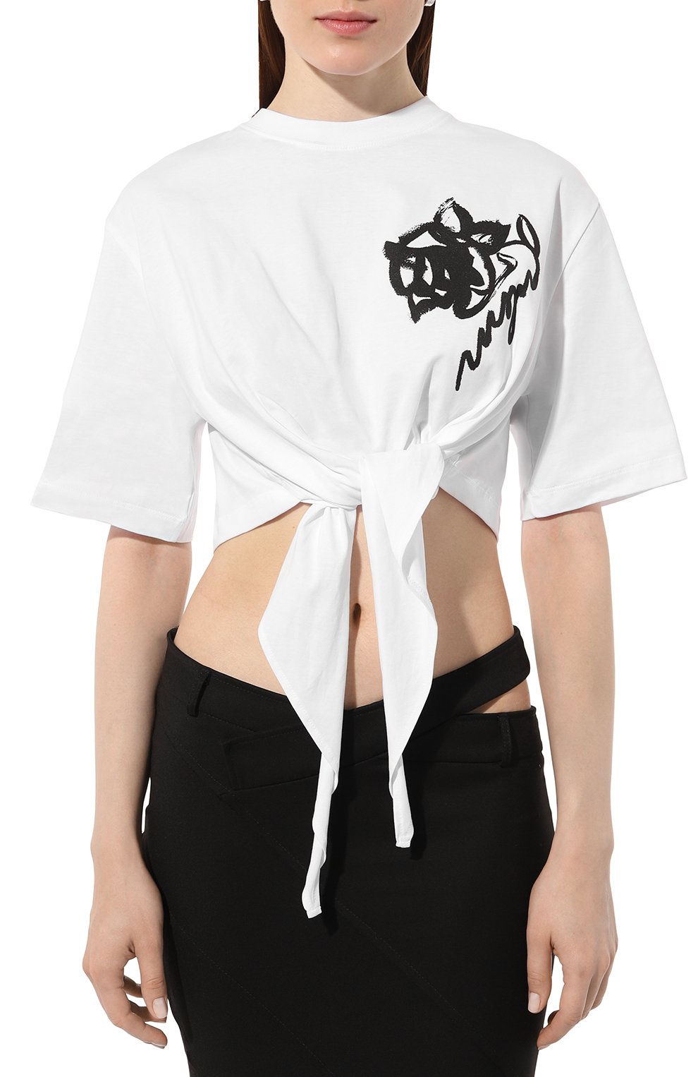 Хлопковая футболка MSGM, арт. 3642MDM73/247002, фото 3