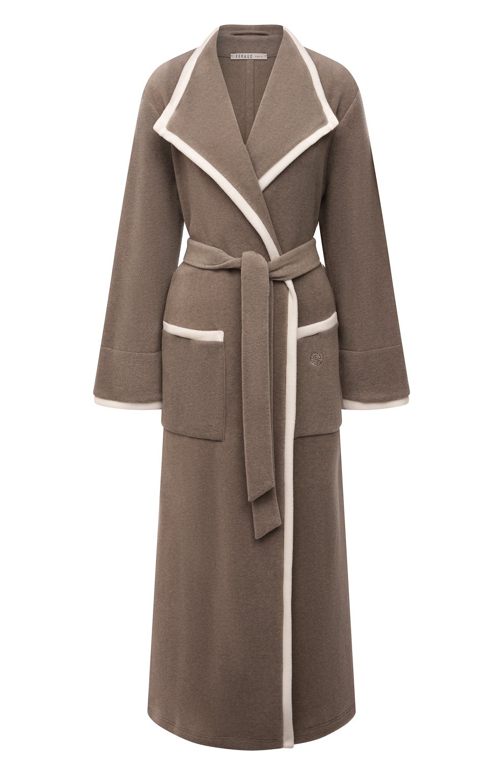 Халат FERAUD темно-бежевого цвета по цене 41450 руб., арт. 3883157, фото 1 Халат FERAUD, арт. 3883157, фото 1