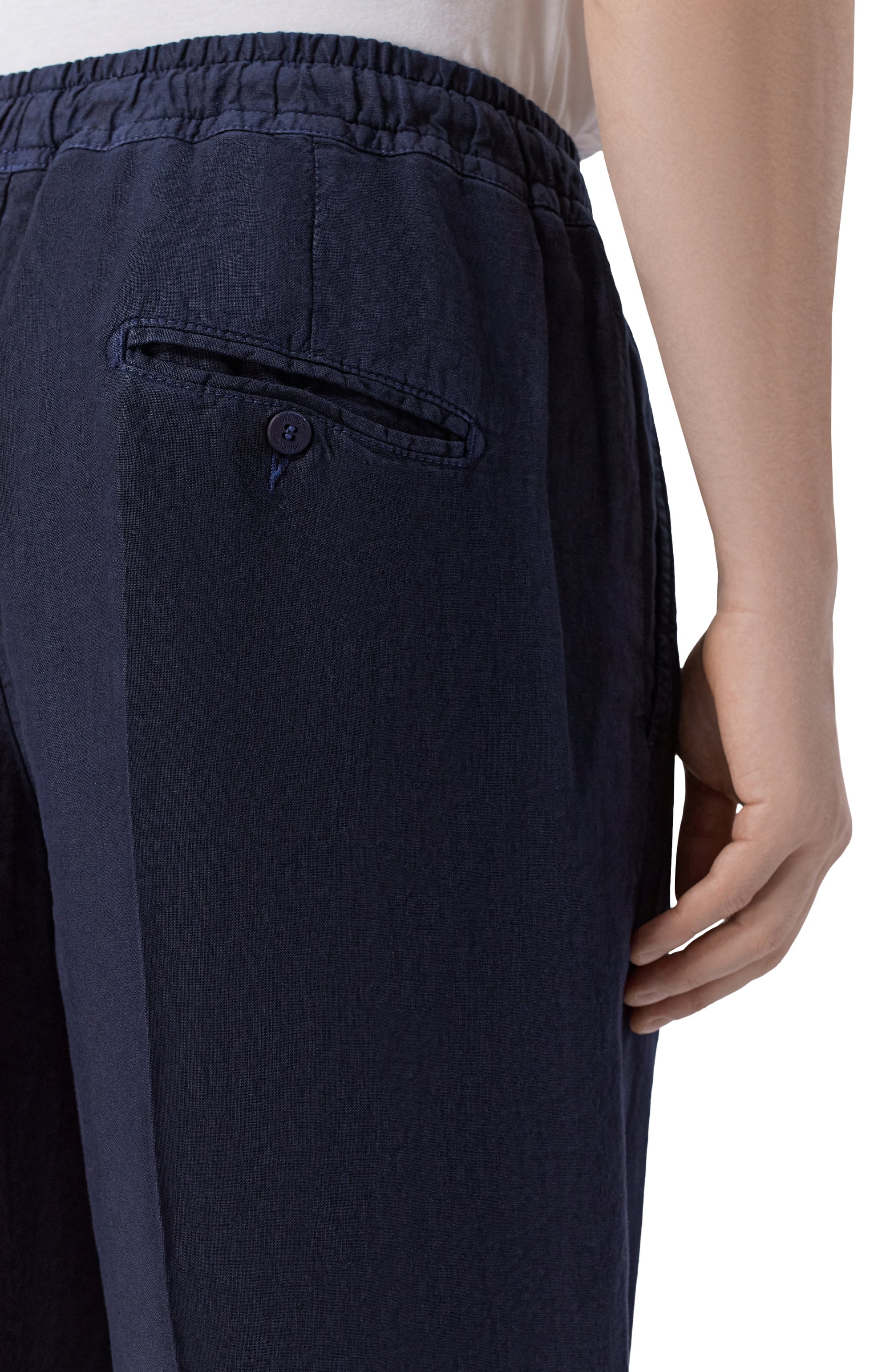 Льняные брюки INLINUM, арт. PAJAMA/TR0PEA, фото 5