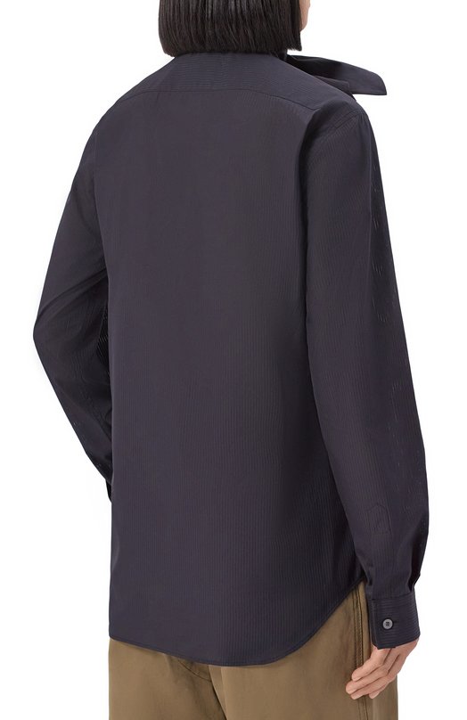 Хлопковая рубашка Moschino A0203/5432 Чёрный  A0203/5432 Фото 4