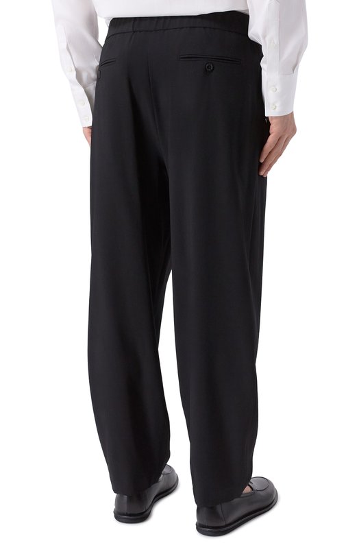 Шерстяные брюки Giorgio Armani GM000576/TE10043 Чёрный  GM000576/TE10043 Фото 4