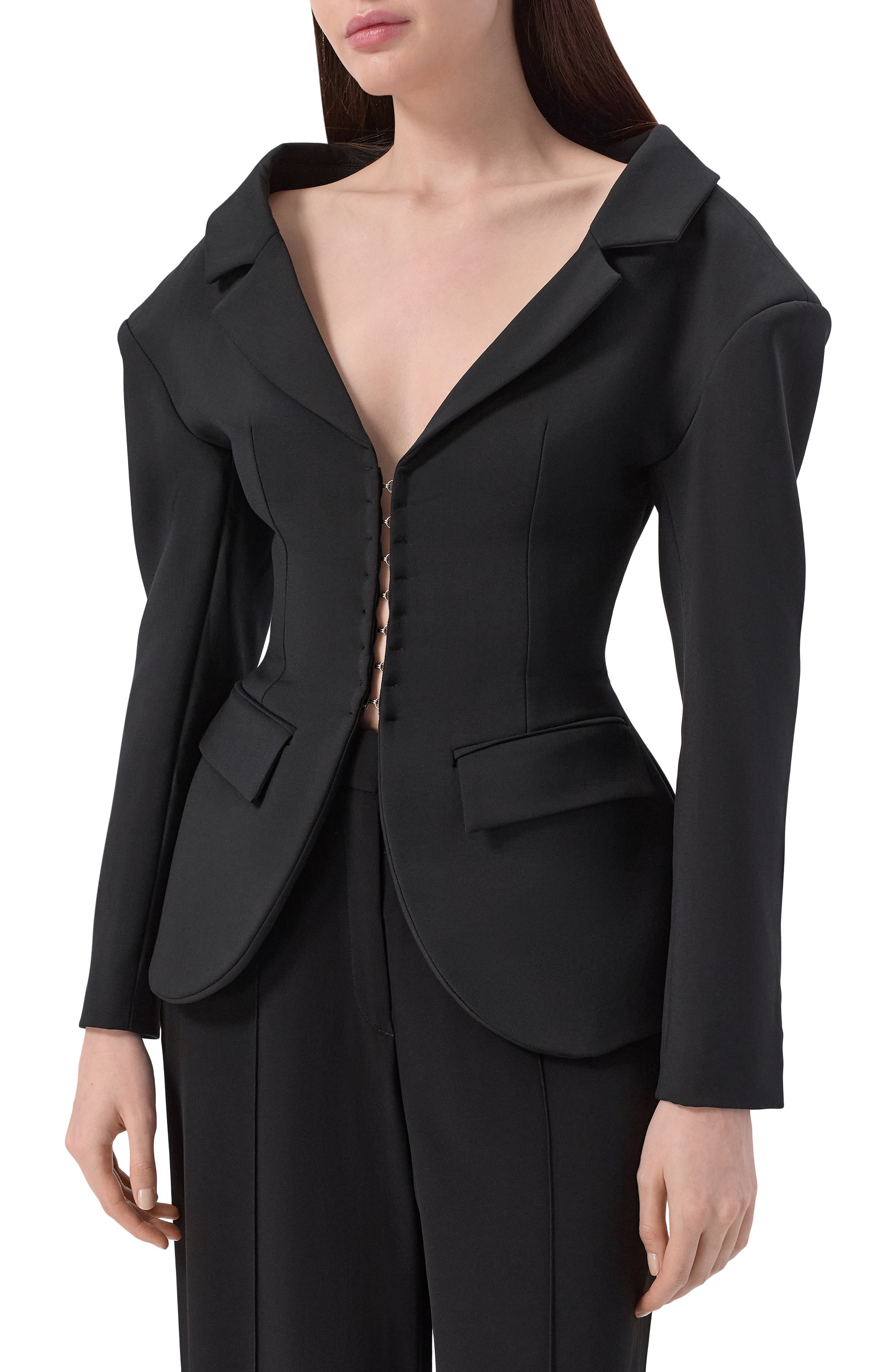 Шерстяной жакет GIUSEPPE DI MORABITO, арт. 06PSJA146 16327C, фото 3