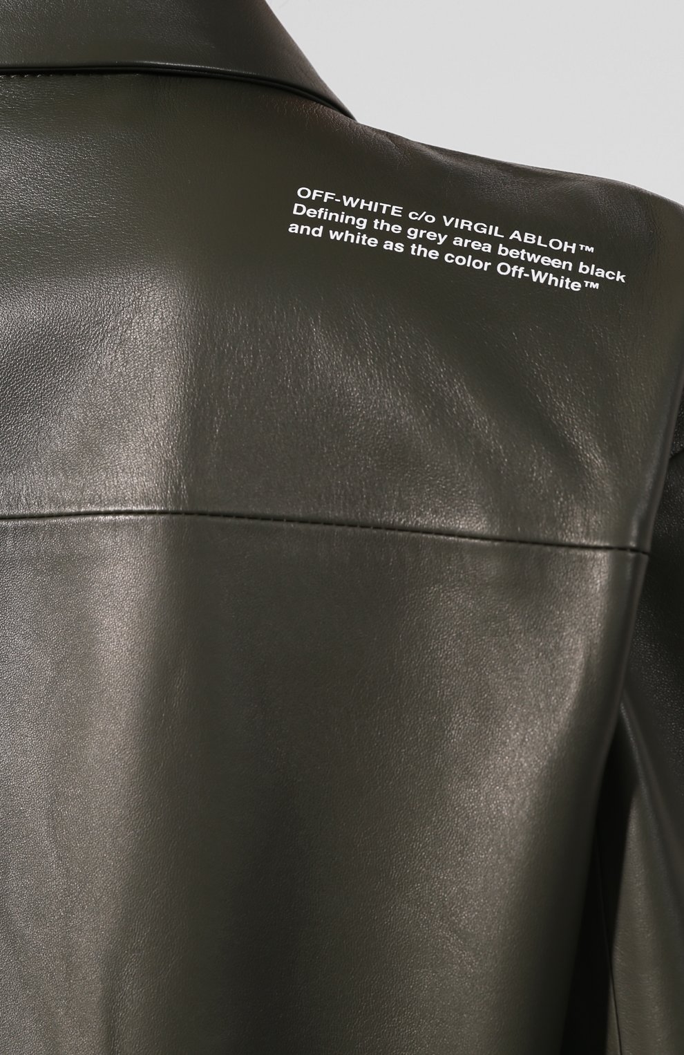 Кожаная рубашка OFF-WHITE, арт. 0WJE001R20F990684300, фото 5