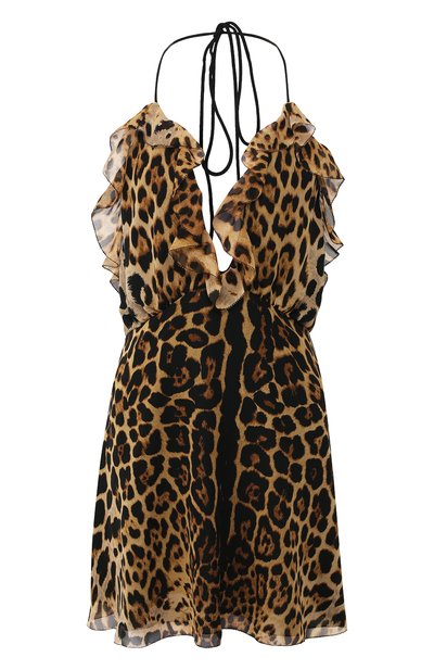 Женское шелковое платье SAINT LAURENT, арт. 601265/Y821S