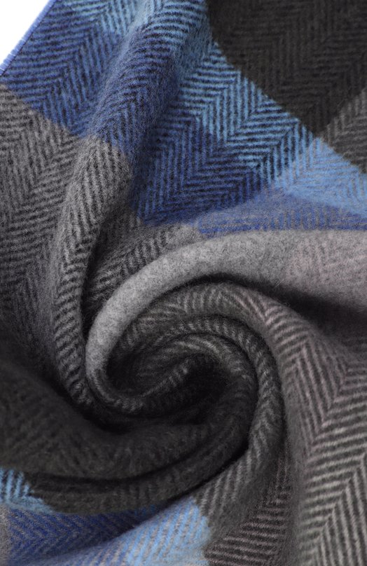 Шарф из шерсти и кашемира Andrea Campagna 623234 Серый  623234 Фото 3