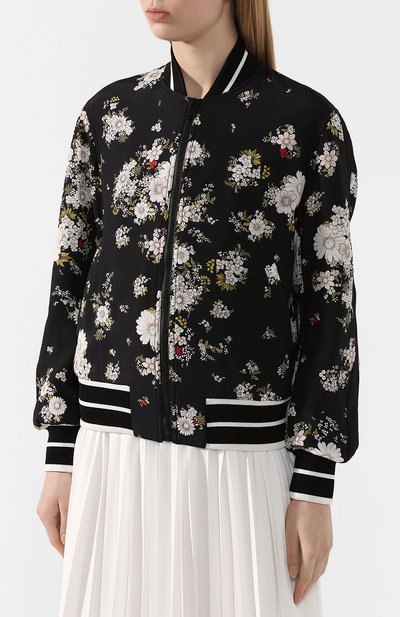 Шелковый бомбер N21, арт. 20E N2M0/0012/5531, фото 3