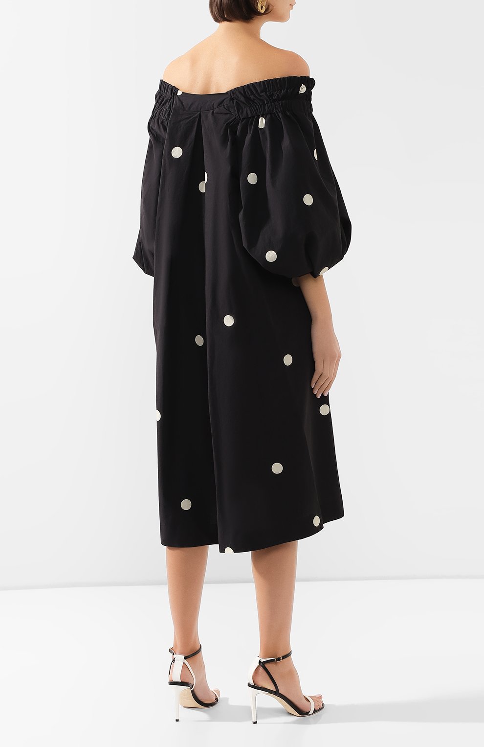 Хлопковое платье DRIES VAN NOTEN, арт. 201-11017-9330, фото 4