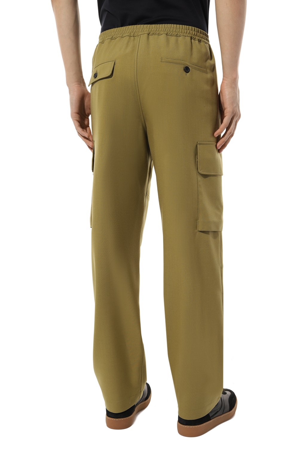 Шерстяные брюки-карго MARNI, арт. PUMU0207U2/TW839, фото 4