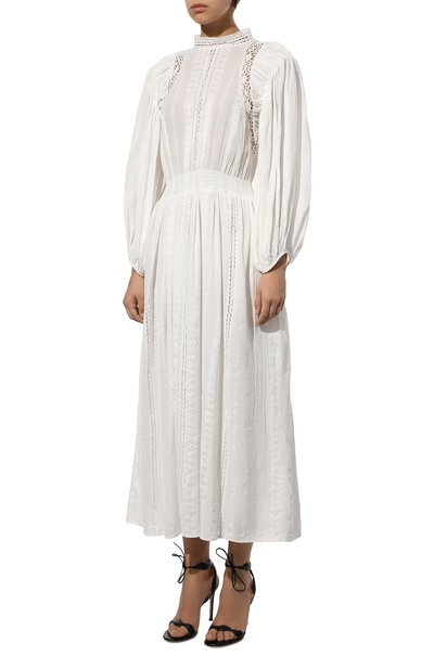 Платье из хлопка и вискозы ISABEL MARANT ETOILE, арт. R02116-22P037E/JAENA, фото 3