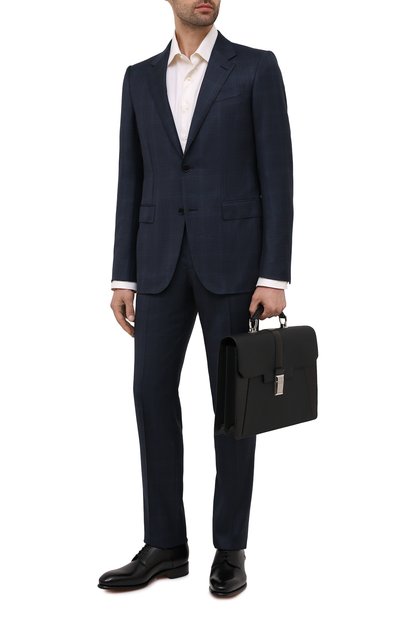 Портфель с отделкой из кожи крокодила ZILLI, арт. MJL-0BB04-A0490/0001/CP0R, фото 2