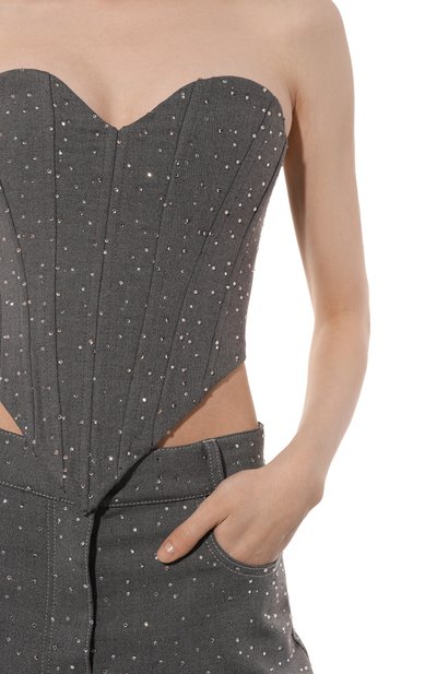 Корсет с отделкой стразами ALINE, арт. AL082301, фото 5