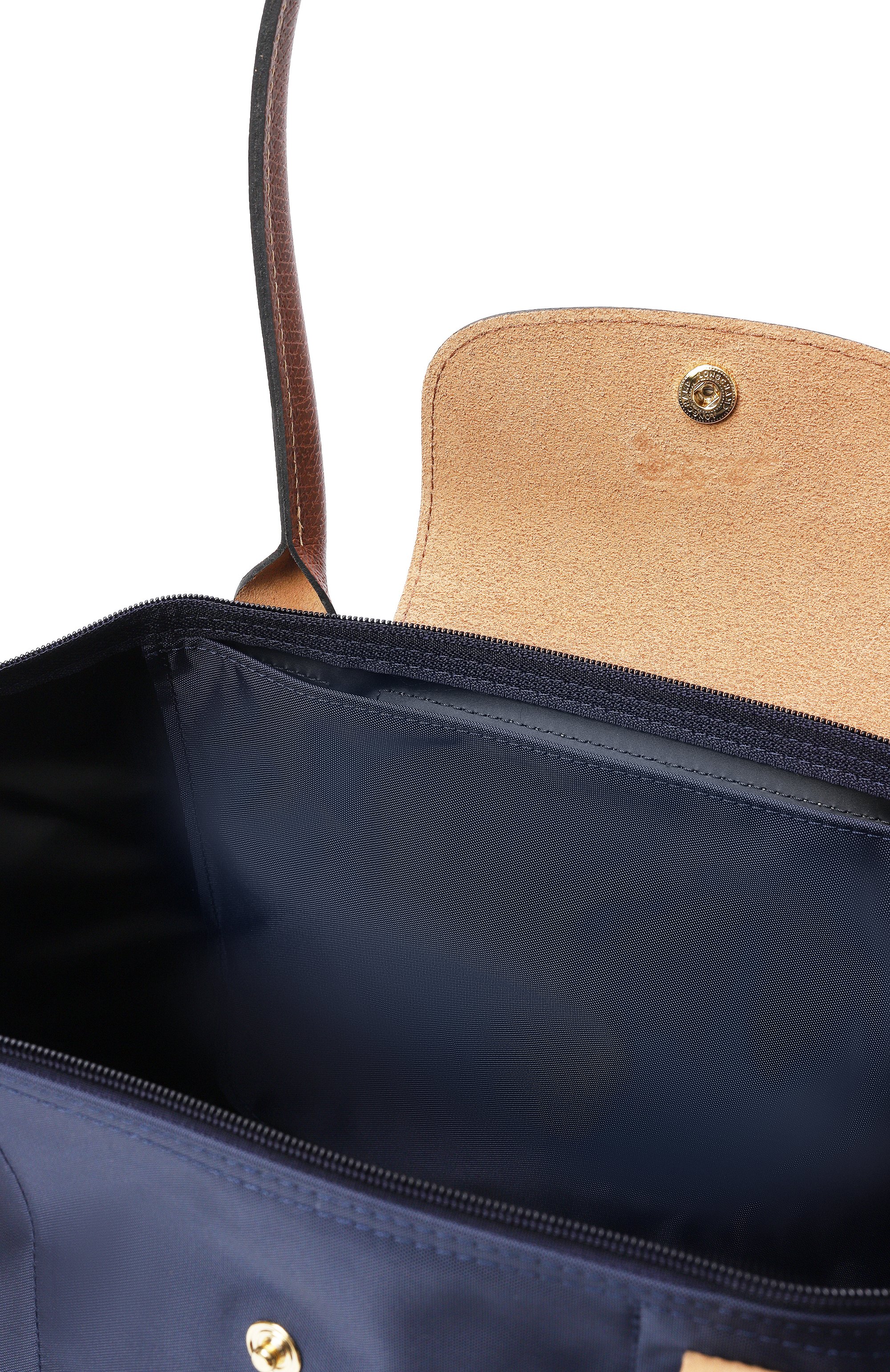 Сумка le pliage original large LONGCHAMP темно-синего цвета по цене 21950 руб., арт. L1899089/089, фото 5 Сумка le pliage original large LONGCHAMP, арт. L1899089/089, фото 5