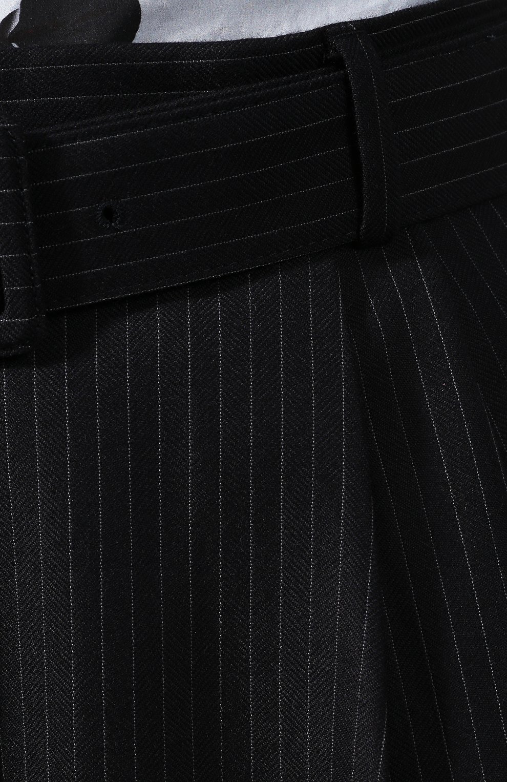 Шерстяные брюки DRIES VAN NOTEN темно-синего цвета по цене 46000 руб., арт. 192-10915-8182, фото 5 Шерстяные брюки DRIES VAN NOTEN, арт. 192-10915-8182, фото 5