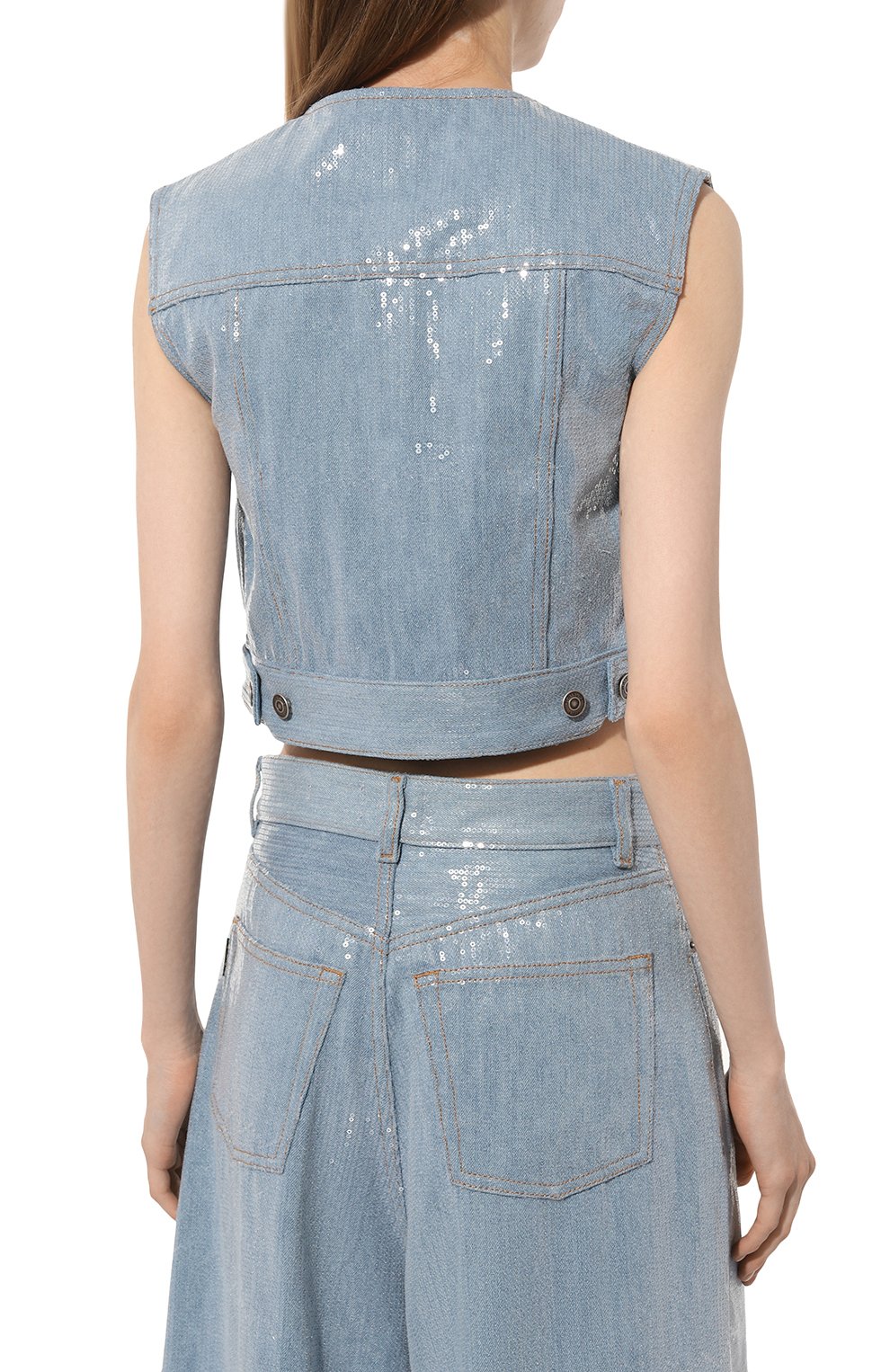 Джинсовый жилет HAIKURE, арт. HEW09104DF135L0842, фото 4