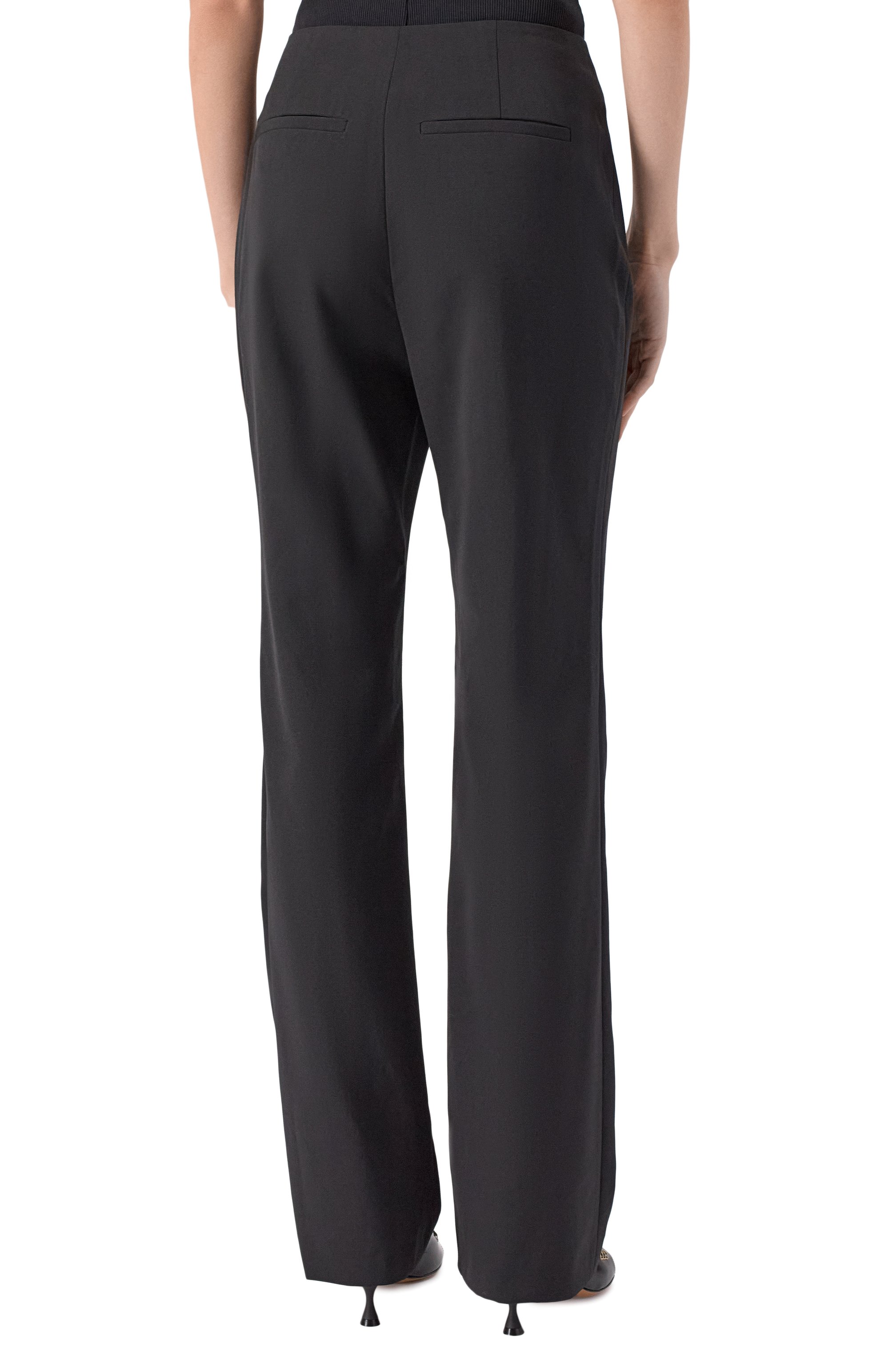 Брюки NANUSHKA черного цвета по цене 69900 руб., арт. NW25SSPA25499, фото 4 Брюки NANUSHKA, арт. NW25SSPA25499, фото 4