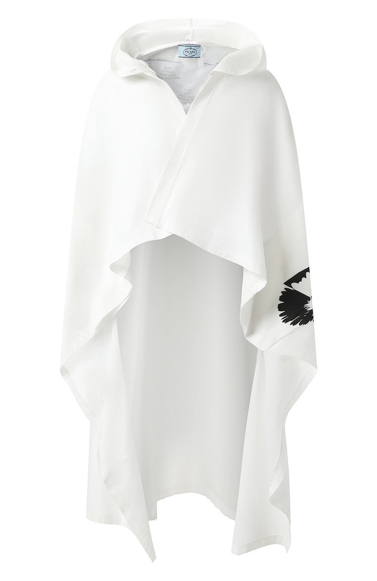 Хлопковая накидка PRADA, арт. 36003-1YRG-F0009, фото 1