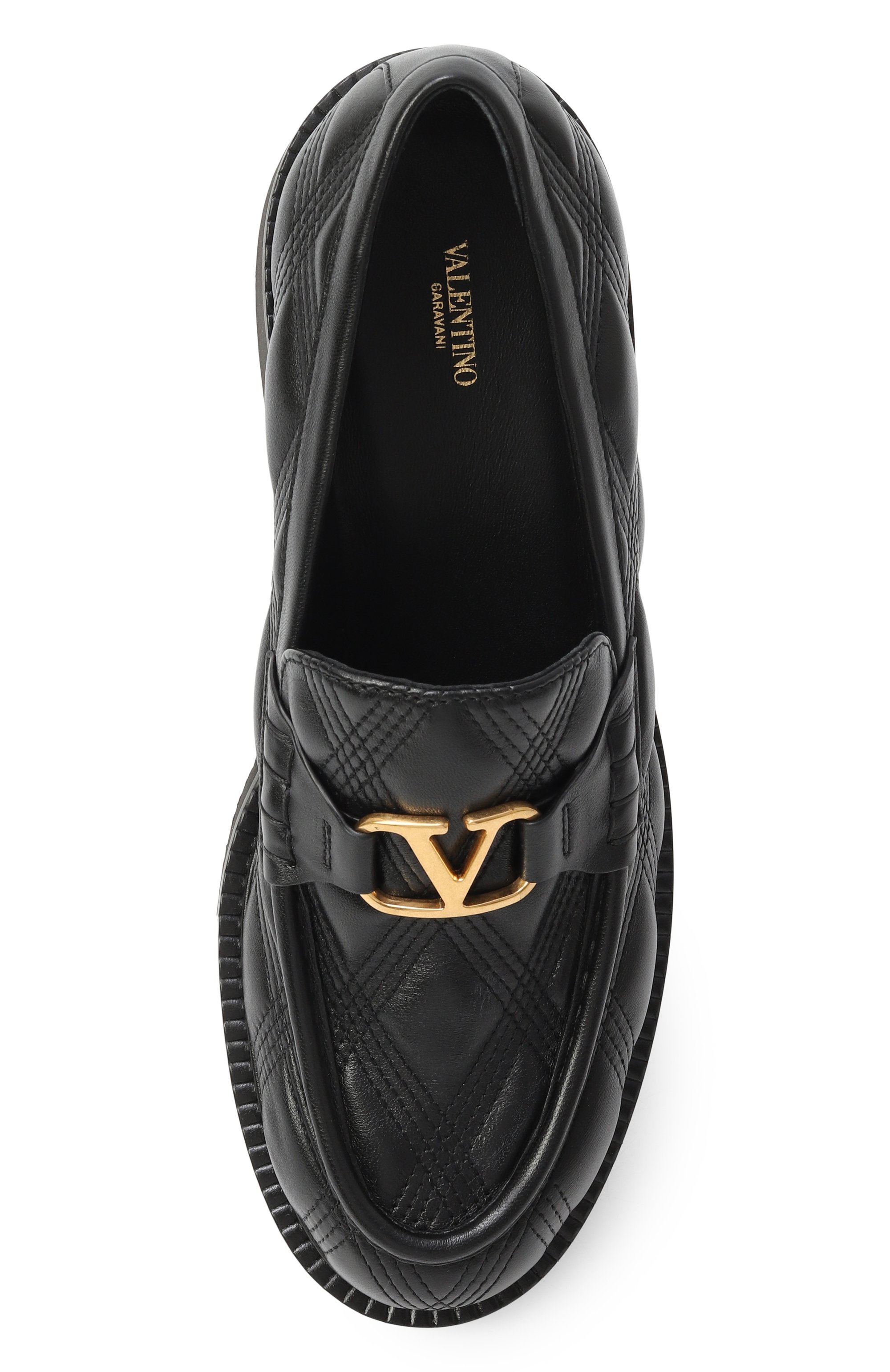 Кожаные лоферы quiltie 67 VALENTINO, арт. 7W2S0MC8/FGZ, фото 6
