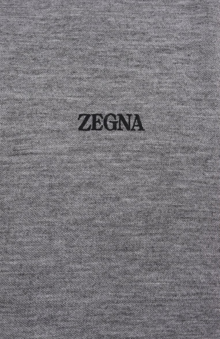 Мужской двусторонний жилет ZEGNA светло-коричневого цвета, арт. 7110B/E7T33 | Фото 7 (Материал внешний: Синтетический материал; Длина (верхняя одежда): Короткие; Материал утеплителя: Шерсть; Стили: Кэжуэл; Мужское Кросс-КТ: жилеты-тонкие)