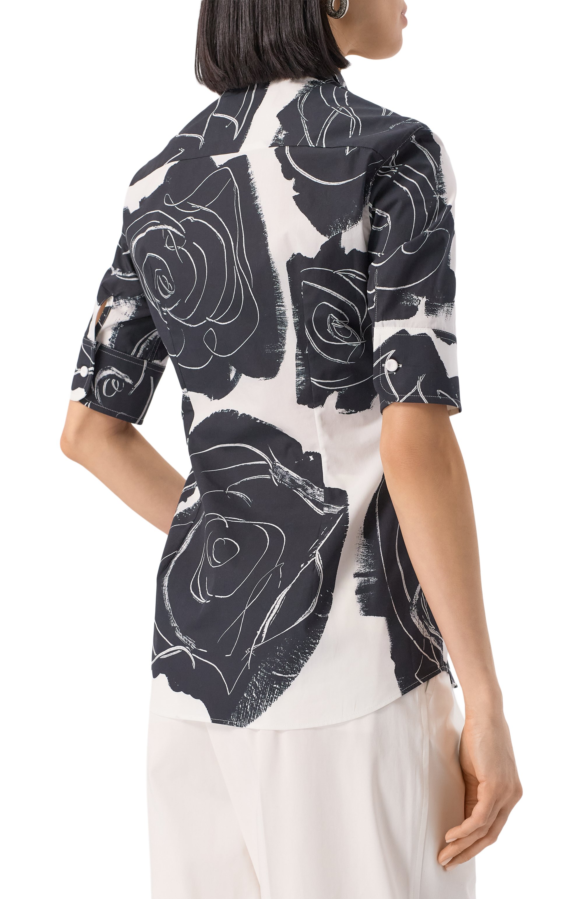 Хлопковая рубашка MARNI, арт. CAMA0626A0/UTC515, фото 4