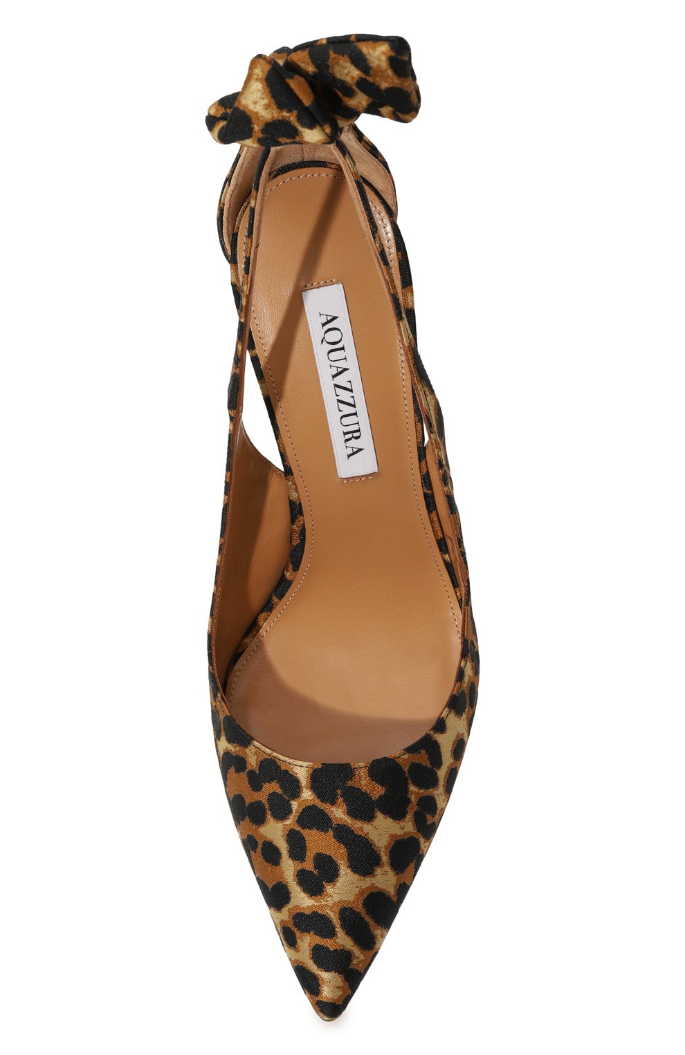 Текстильные туфли pump 105 AQUAZZURA, арт. DENHIGP0-LDR-C80, фото 6