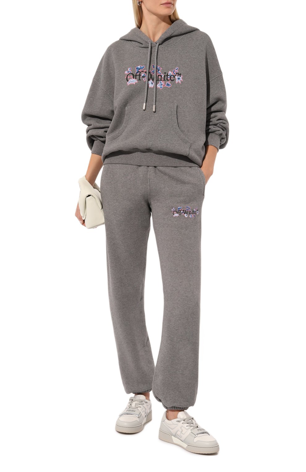 Хлопковые джоггеры OFF-WHITE, арт. 0WCH006F24FLE001, фото 2