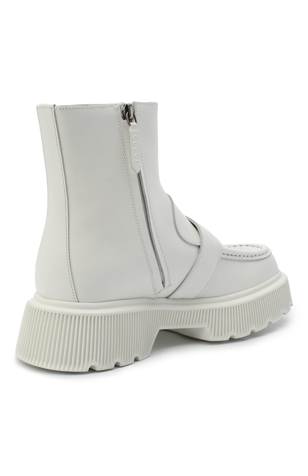 Кожаные ботинки hunder GUCCI, арт. 627291/DS800, фото 4