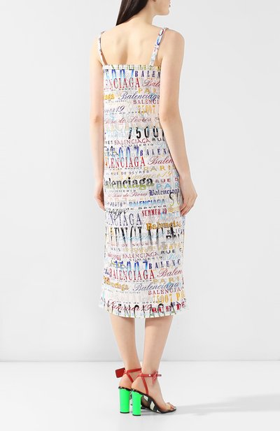 Платье из вискозы BALENCIAGA, арт. 571105/TEL38, фото 4